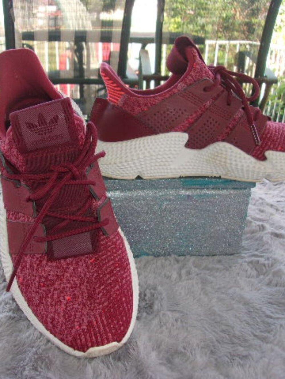 S-225 WOMENS ADIDAS PROPHERE "TRACE MAROON" SNEAKERS